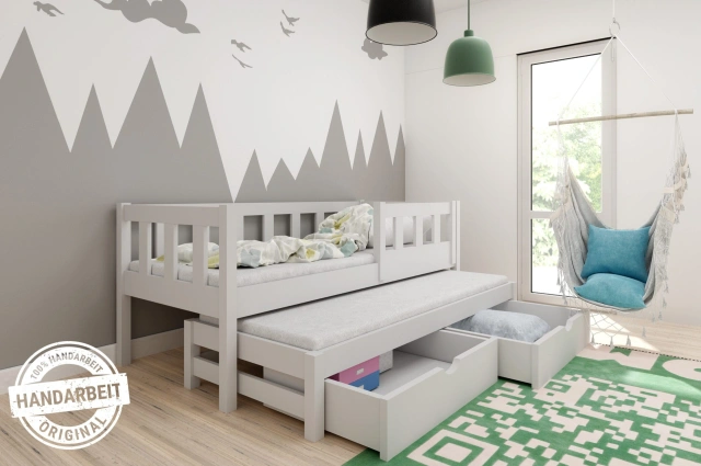 Ausziehbett, Kinderbett, Doppelbett MARKUS - Kubuk Moebel