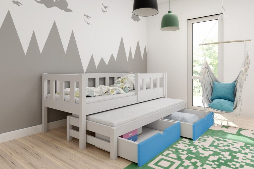 Ausziehbett, Kinderbett, Doppelbett MARKUS - Kubuk Moebel