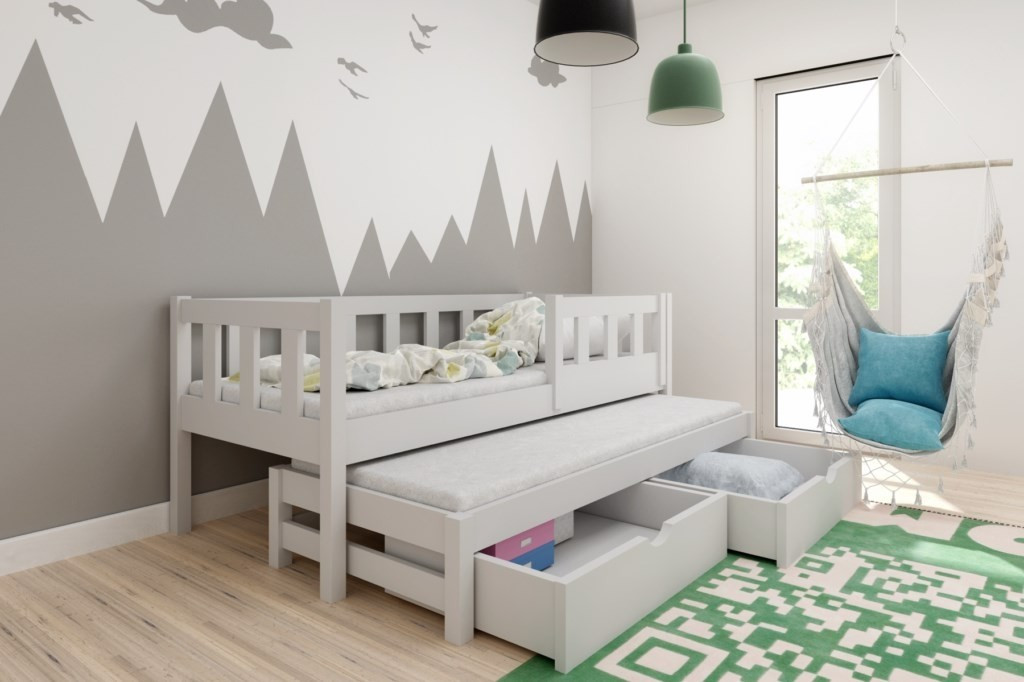 Ausziehbett, Kinderbett, Doppelbett MARKUS - Kubuk Moebel