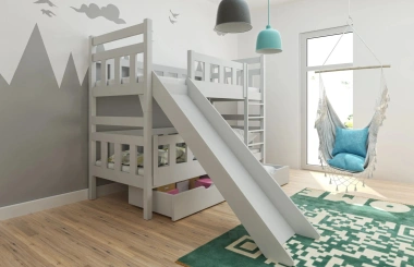 Etagenbett, Spielbett MARCEL SPASS mit Rutsche - Kubuk Moebel Etagenbett, Spielbett MARCEL SPASS mit Rutsche - Kubuk Moebel