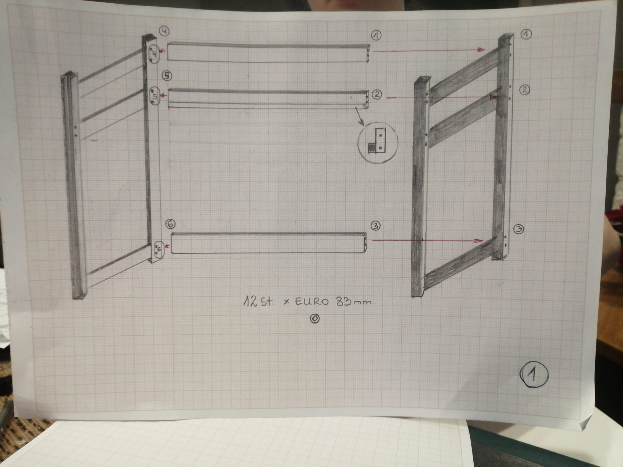 Hochbett, Kinderbett ALEX - Kubuk Moebel