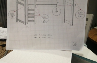 Hochbett, Kinderbett ALEX - Kubuk Moebel