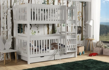 Etagenbett, Kinderbett FINN mit herausnehmbaren Stäben - Kubuk Moebel Etagenbett, Kinderbett FINN mit herausnehmbaren Stäben - Kubuk Moebel