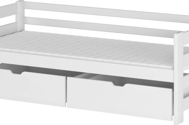 Einzelbett, Kinderbett ERGO mit Schubladen - Kubuk Moebel