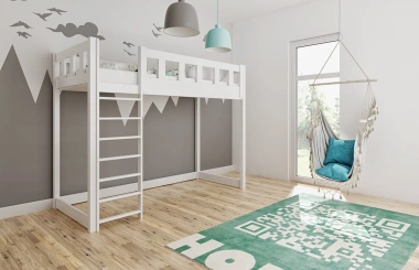 Hochbett, Kinderbett MARCI - Kubuk Moebel