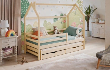 Hausbett, Kinderbett, Ausziehbett DISNEY - Kubuk Moebel