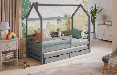 Hausbett, Kinderbett, Ausziehbett DISNEY - Kubuk Moebel