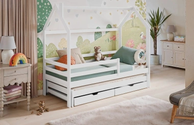 Hausbett, Kinderbett, Ausziehbett DISNEY - Kubuk Moebel