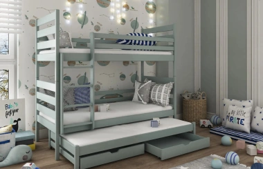 Kinderbett, Etagenbett TOMI TRIO - Kubuk Moebel Kinderbett, Etagenbett TOMI TRIO - Kubuk Moebel
