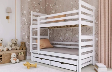 Kinderbett, Etagenbett TOMI TRIO - Kubuk Moebel