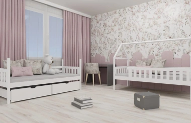 Etagenbett, Kinderbett, Hausbett GAJA - Kubuk Moebel