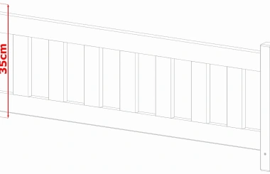 Etagenbett, Kinderbett, Hausbett GAJA - Kubuk Moebel