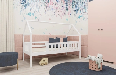 Hochbett, Kinderbett, Hausbett OTI - Kubuk Moebel