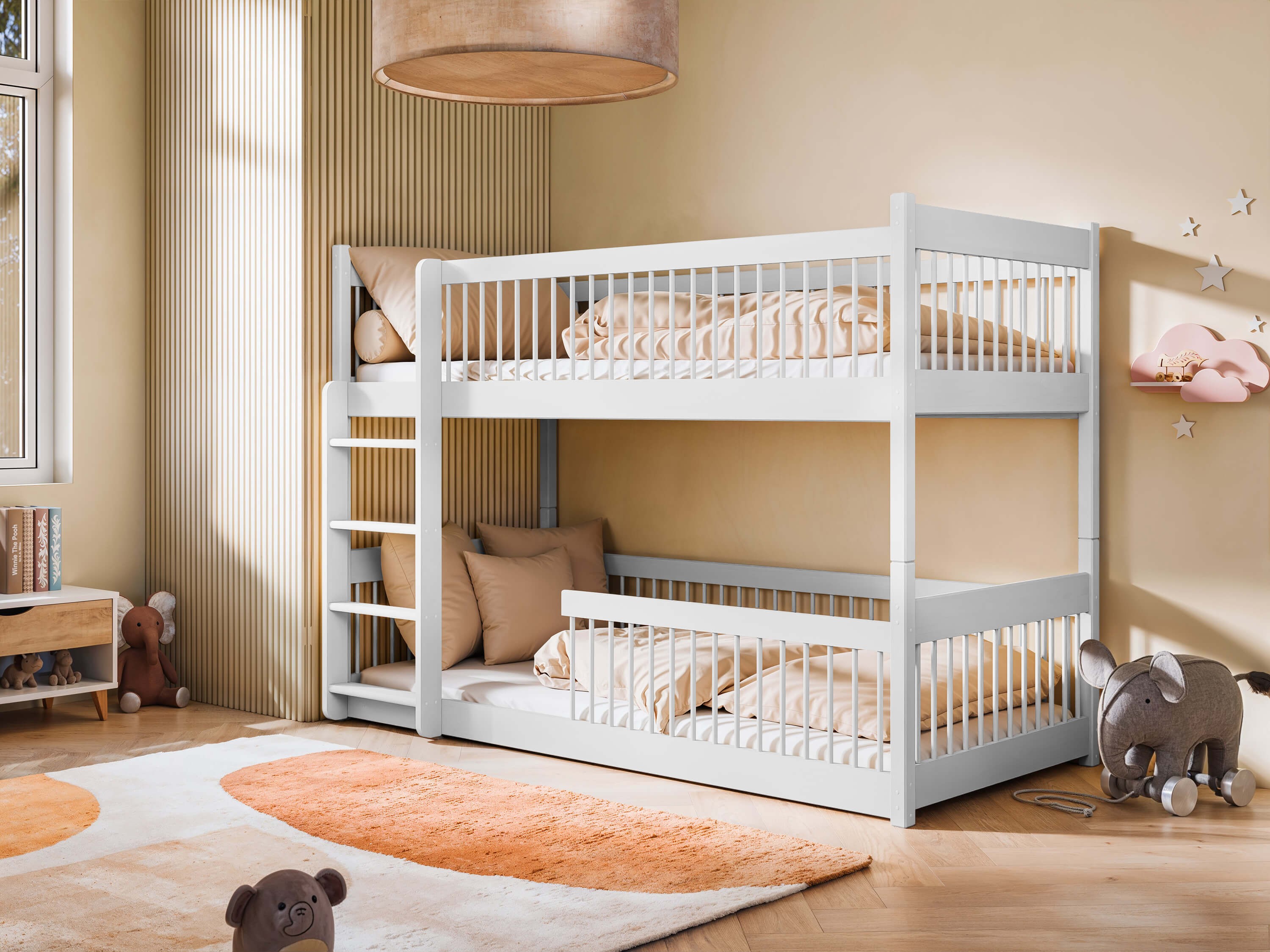 Etagenbett, Kinderbett BOSTON - Kubuk Moebel