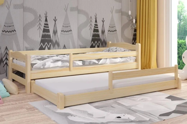 Ausziehbett, Kinderbett, Doppelbett DUOMI PLUS - Kubuk Moebel