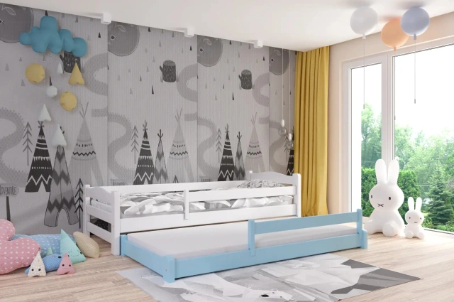 Ausziehbett, Kinderbett, Doppelbett DUOMI PLUS - Kubuk Moebel