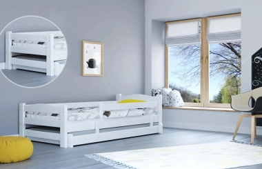 Ausziehbett, Kinderbett, Doppelbett DUOMI PLUS - Kubuk Moebel