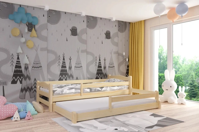 Ausziehbett, Kinderbett, Doppelbett DUOMI PLUS - Kubuk Moebel