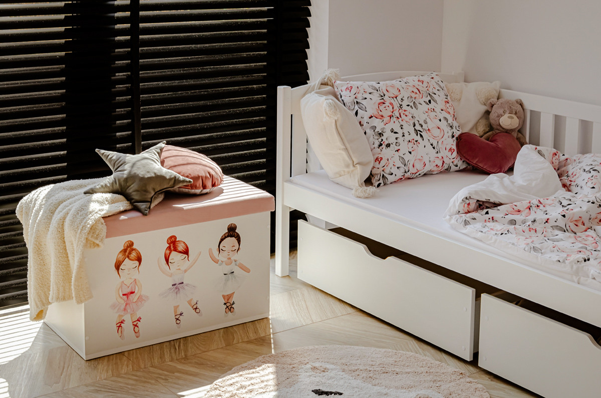 Einzelbett, Kinderbett GUCIO mit Schubladen - Kubuk Moebel