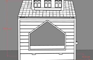 Hausbett, Spielbett COCO - Kubuk Moebel Hausbett, Spielbett COCO - Kubuk Moebel