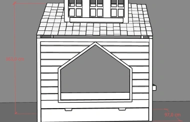 Hausbett, Spielbett COCO - Kubuk Moebel Hausbett, Spielbett COCO - Kubuk Moebel