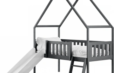 Etagenbett, Spielbett ANGEL mit Rutsche - Kubuk Moebel