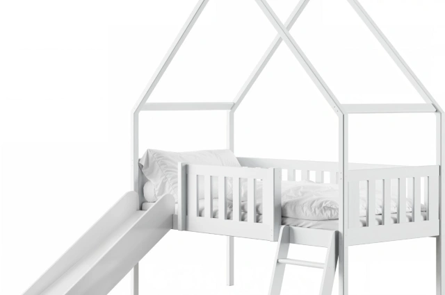 Etagenbett, Spielbett ANGEL mit Rutsche - Kubuk Moebel