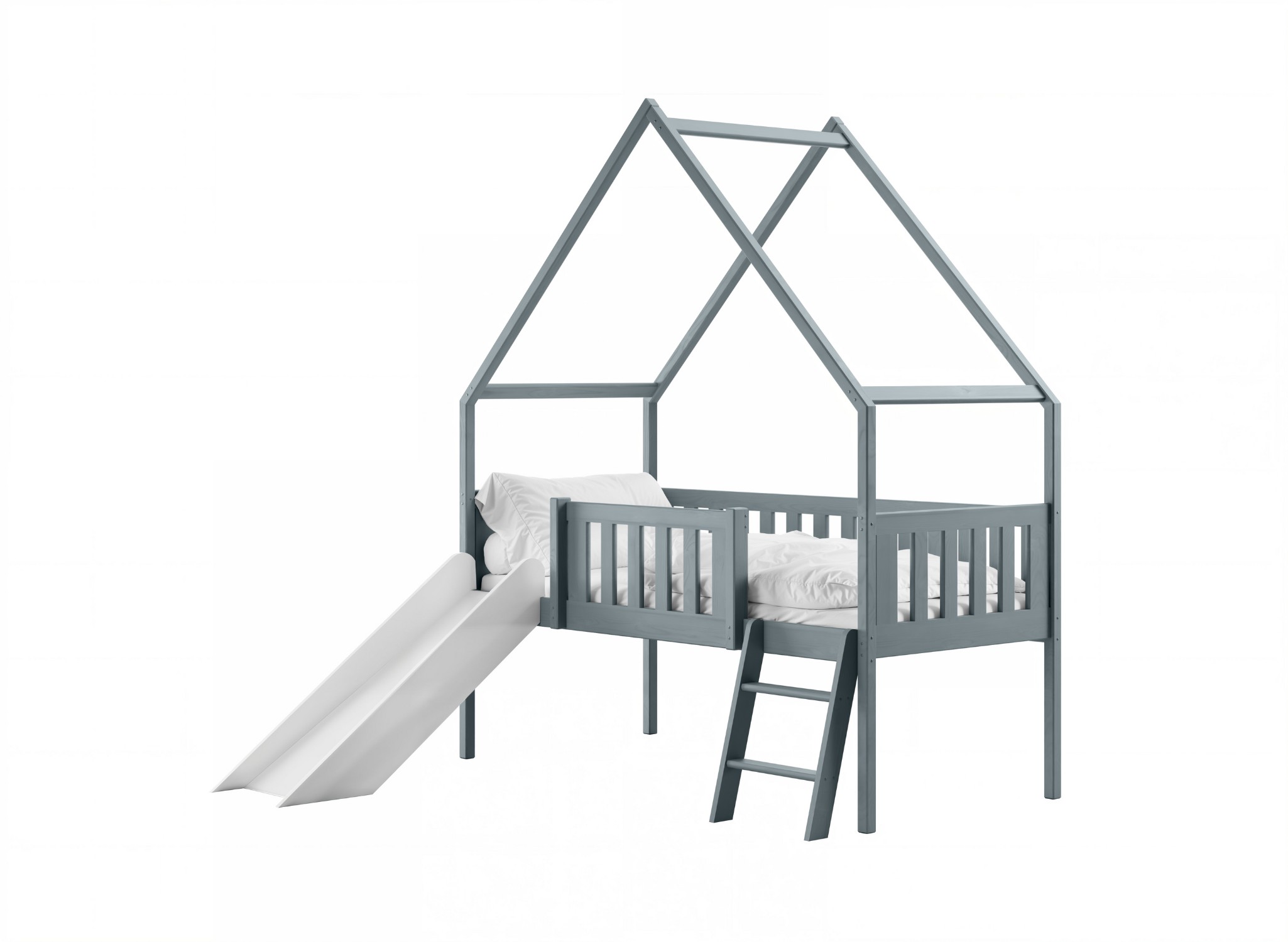 Etagenbett, Spielbett ANGEL mit Rutsche - Kubuk Moebel