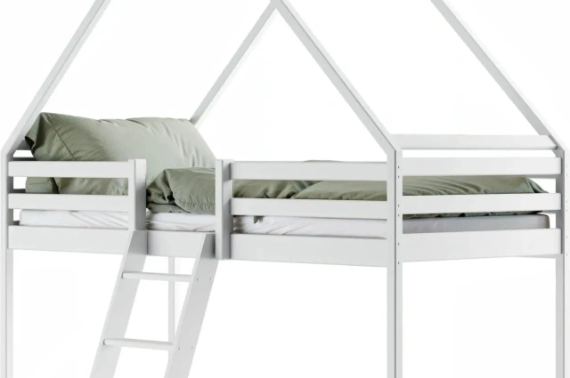 Kinderbett, Etagenbett, Hausbett Moon - Kubuk Moebel Kinderbett, Etagenbett, Hausbett Moon - Kubuk Moebel