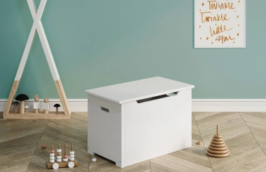 Spielzeugtruhe aus Holz - Kubuk Moebel