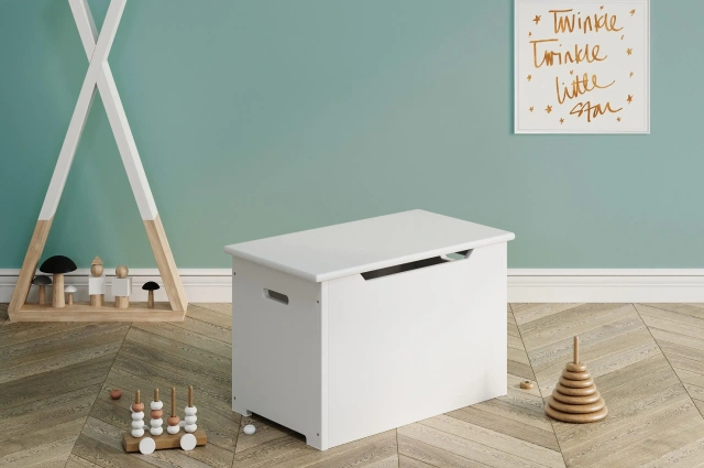 Spielzeugtruhe aus Holz - Kubuk Moebel