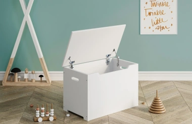 Spielzeugtruhe aus Holz - Kubuk Moebel