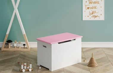 Spielzeugtruhe aus Holz - Kubuk Moebel