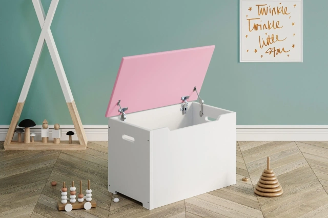 Spielzeugtruhe aus Holz - Kubuk Moebel