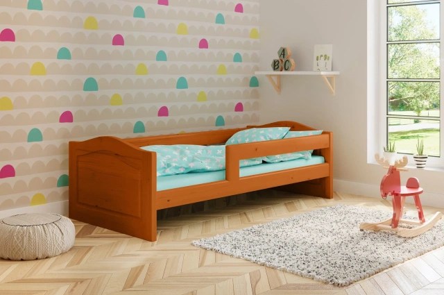 Einzelbett, Ausziehbett, Kinderbett aus massivem Fichtenholz STERN - Kubuk Moebel Einzelbett, Ausziehbett, Kinderbett aus massivem Fichtenholz STERN - Kubuk Moebel