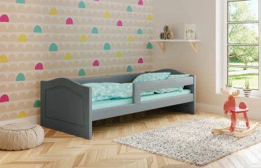 Einzelbett, Ausziehbett, Kinderbett aus massivem Fichtenholz STERN - Kubuk Moebel Einzelbett, Ausziehbett, Kinderbett aus massivem Fichtenholz STERN - Kubuk Moebel