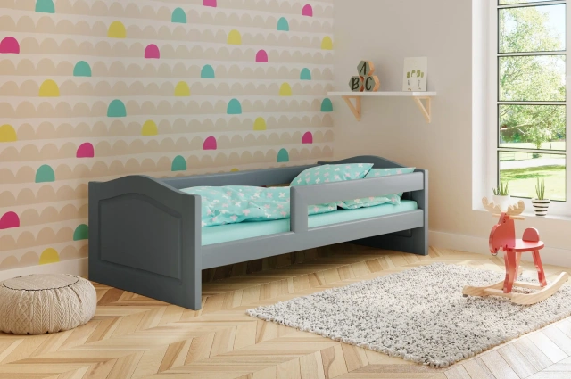 Einzelbett, Ausziehbett, Kinderbett aus massivem Fichtenholz STERN - Kubuk Moebel Einzelbett, Ausziehbett, Kinderbett aus massivem Fichtenholz STERN - Kubuk Moebel