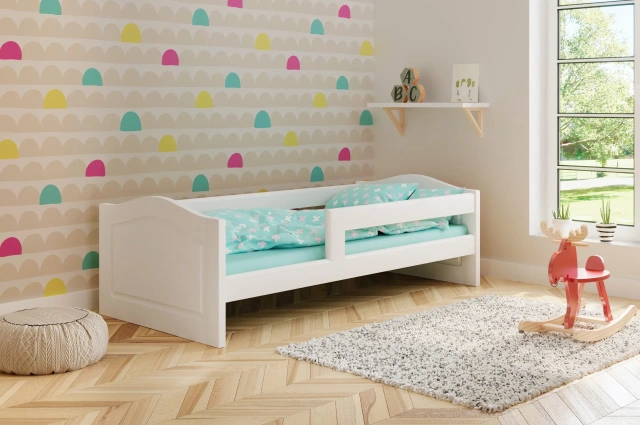 Einzelbett, Ausziehbett, Kinderbett aus massivem Fichtenholz STERN - Kubuk Moebel Einzelbett, Ausziehbett, Kinderbett aus massivem Fichtenholz STERN - Kubuk Moebel