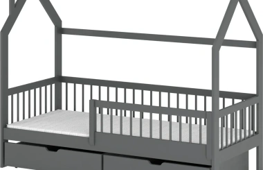 Hausbett, Kinderbett, Einzelbett OSKAR - Kubuk Moebel