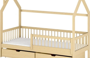 Hausbett, Kinderbett, Einzelbett OSKAR - Kubuk Moebel