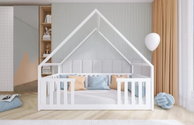 Kinderbett, Hausbett, Laufstall BEE - Kubuk Moebel