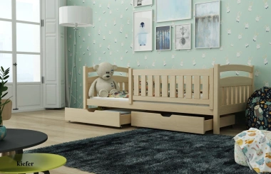 Einzelbett, Kinderbett TERRY mit Schubladen - Kubuk Moebel