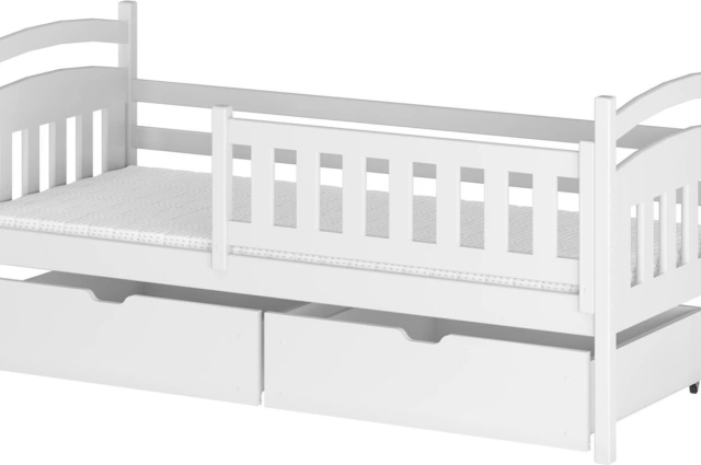 Einzelbett, Kinderbett TERRY mit Schubladen - Kubuk Moebel