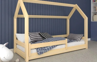 Einzelbett, Kinderbett, Hausbett MINI HAUSE - Kubuk Moebel