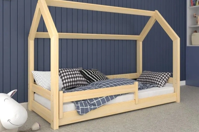 Einzelbett, Kinderbett, Hausbett MINI HAUSE - Kubuk Moebel