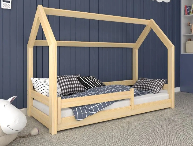 Einzelbett, Kinderbett, Hausbett MINI HAUSE - Kubuk Moebel