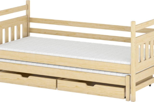 Ausziehbett, Kinderbett, Doppelbett DANIEL - Kubuk Moebel