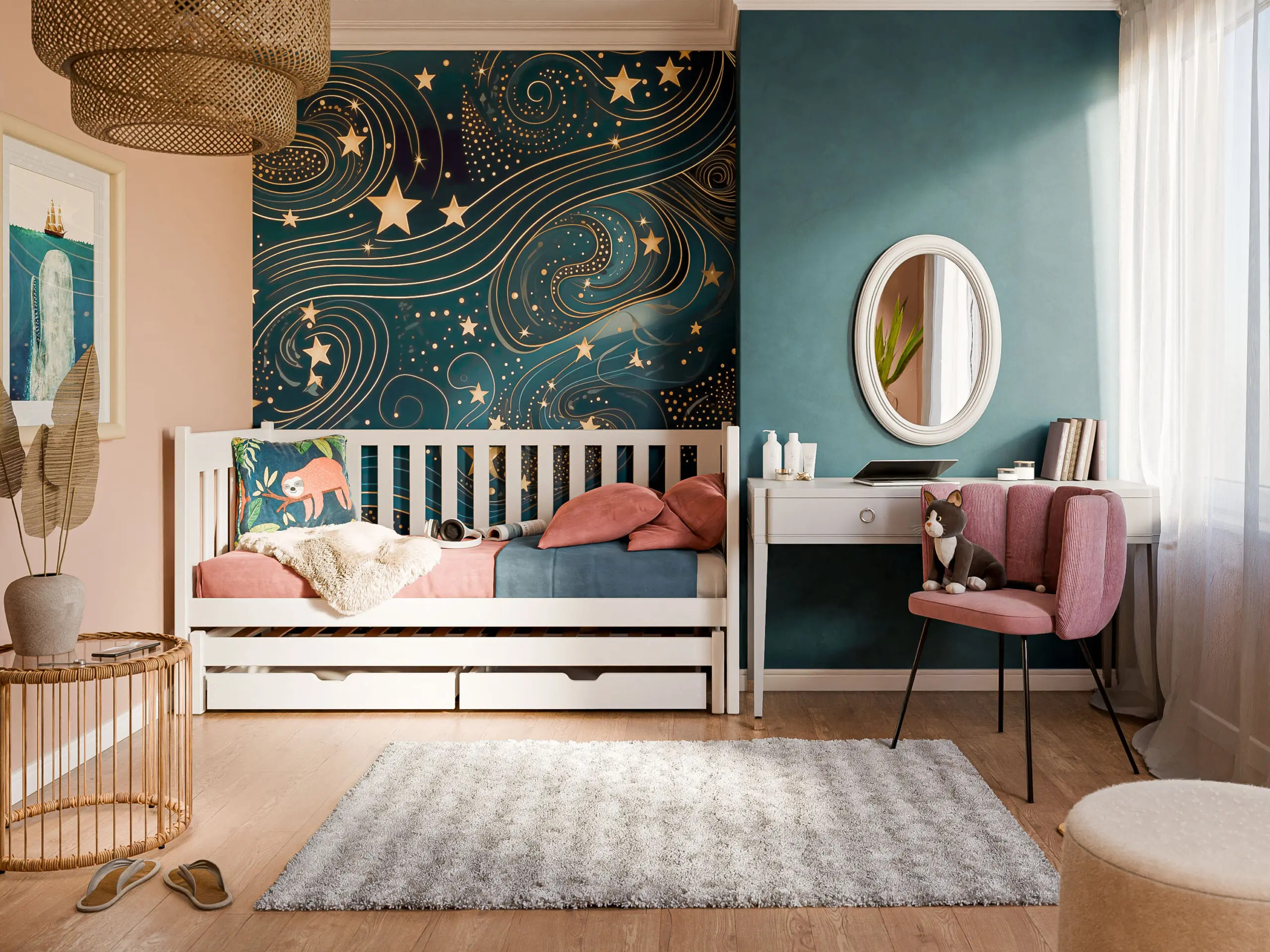 Ausziehbett, Kinderbett, Doppelbett KAYA - Kubuk Moebel Ausziehbett, Kinderbett, Doppelbett KAYA - Kubuk Moebel