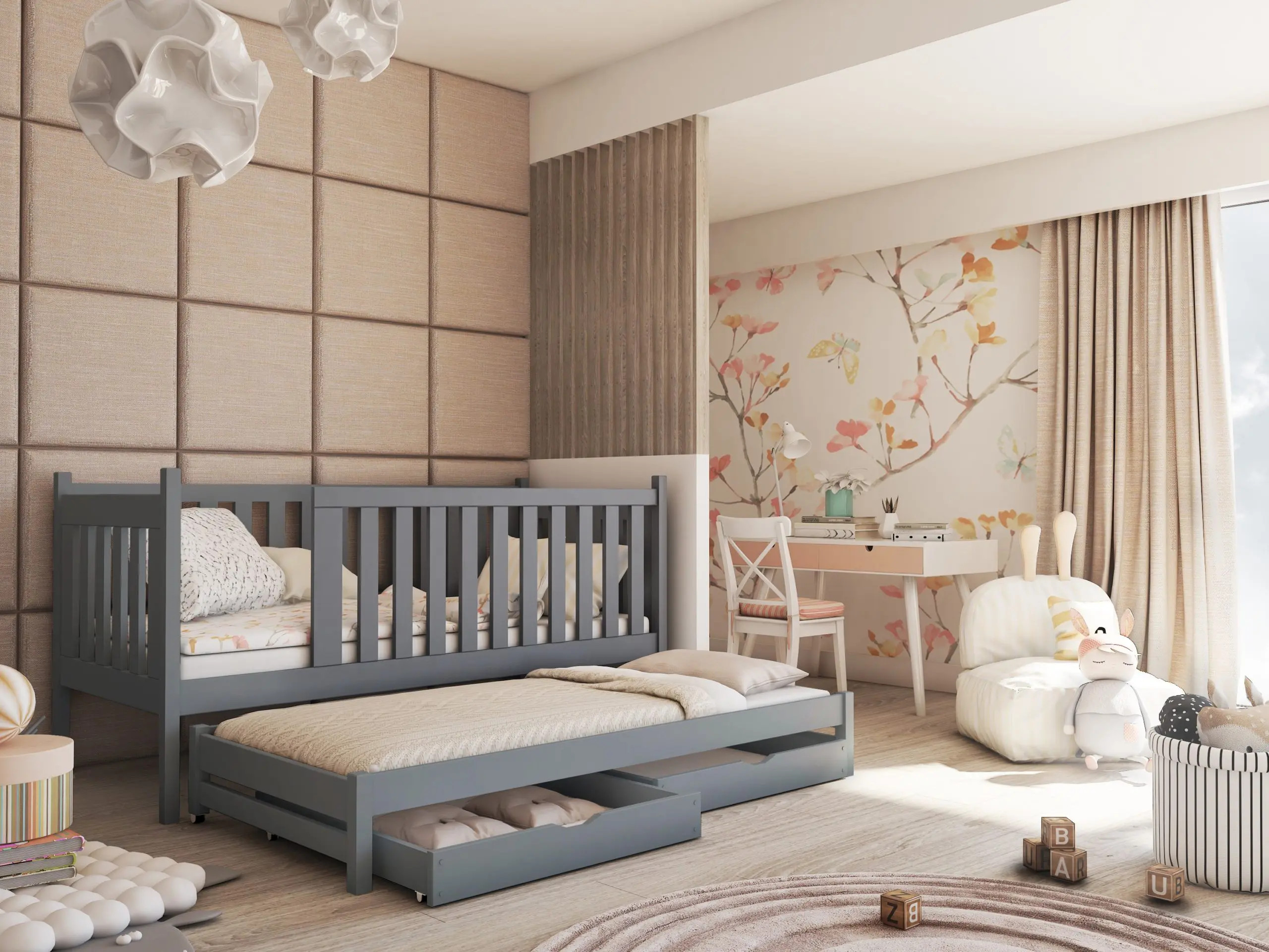 Ausziehbett, Kinderbett, Doppelbett KAYA - Kubuk Moebel Ausziehbett, Kinderbett, Doppelbett KAYA - Kubuk Moebel