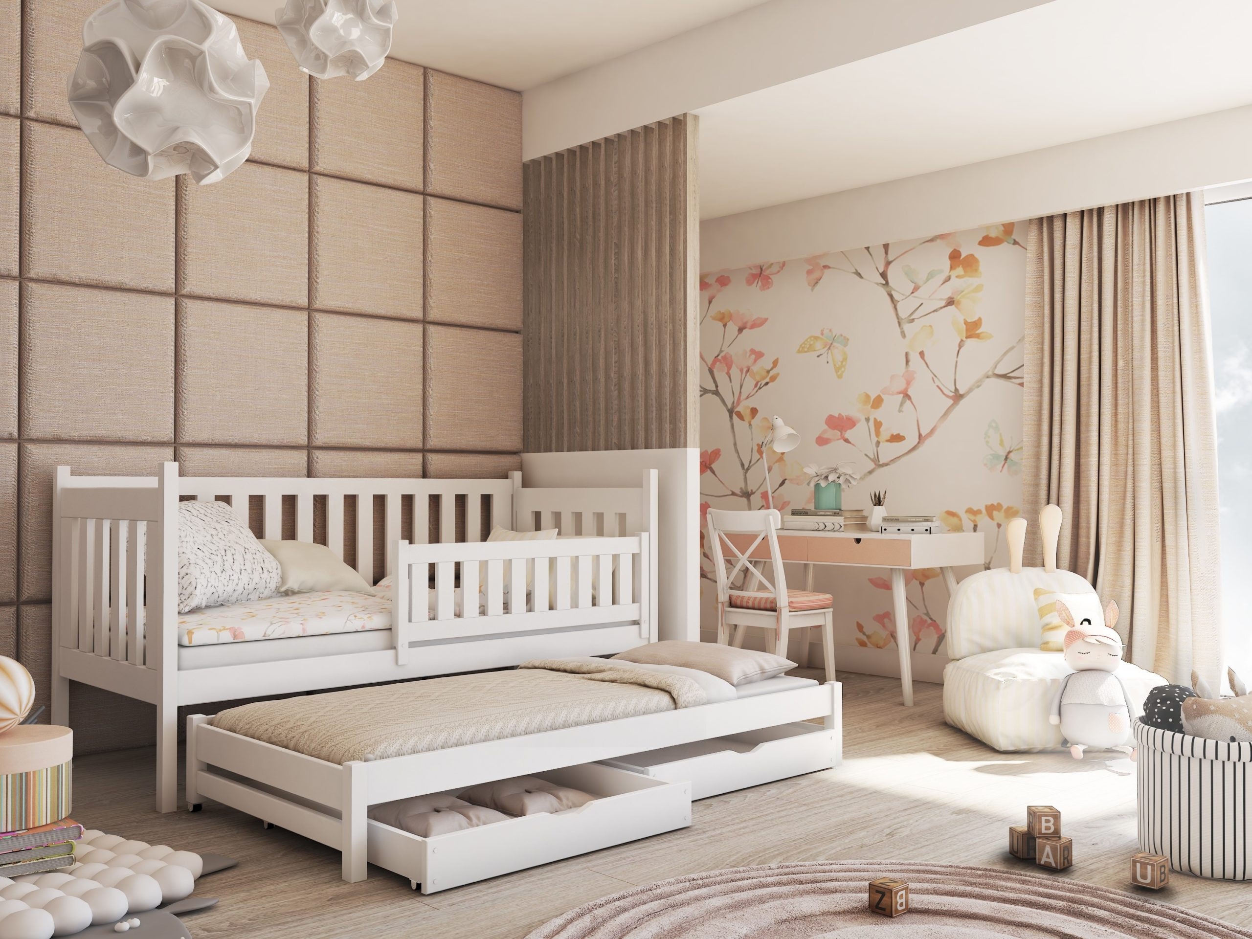 Ausziehbett, Kinderbett, Doppelbett KAYA - Kubuk Moebel Ausziehbett, Kinderbett, Doppelbett KAYA - Kubuk Moebel